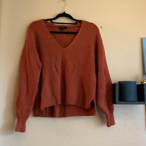 Rust Knit Sweater